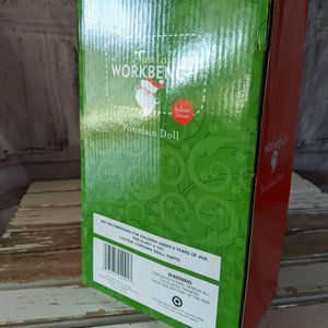 Santa's work | Holiday | Santas Work Bench Porcelain Doll Christmas ...